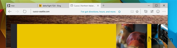 win10预览版Build 10049斯巴达浏览器细节图赏