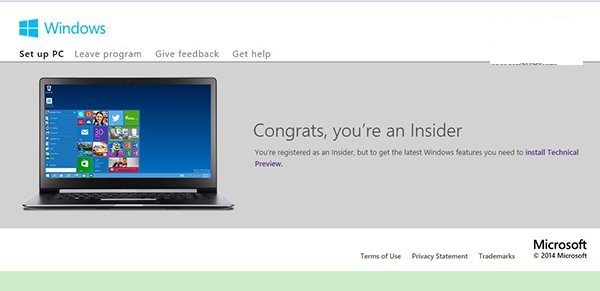 Windows Insider计划怎么加入？