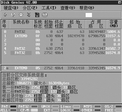 用DiskGenius找回硬盘丢失空间的方法