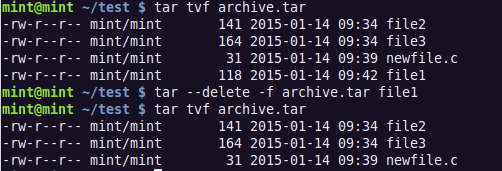 再Linux下使用Tar工具归档文件的教程