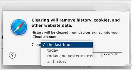 mac版safari浏览记录怎么删除？