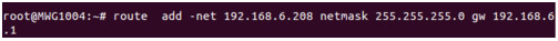 Linux环境下添加路由表代码