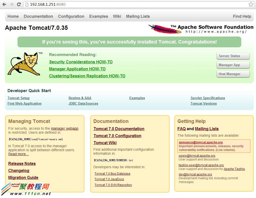 CentOS°װTomcat