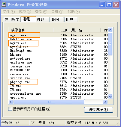 Win+Nginx+PHP+MySQL
