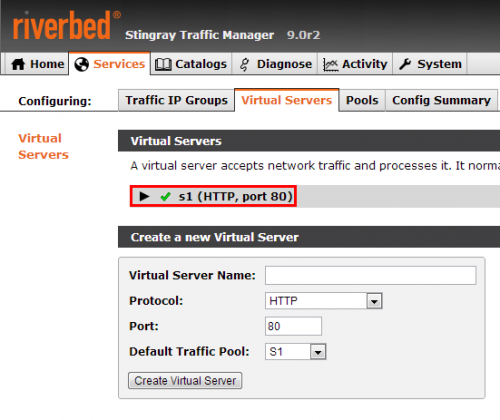 Stingray Traffic Manager配置教程