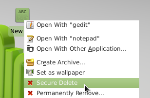 Linux Mint Xfce安全删除文件(secure-delete)