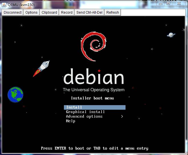 linux vpsŽ̳̣kvmܹͨvncװDebianϵͳ