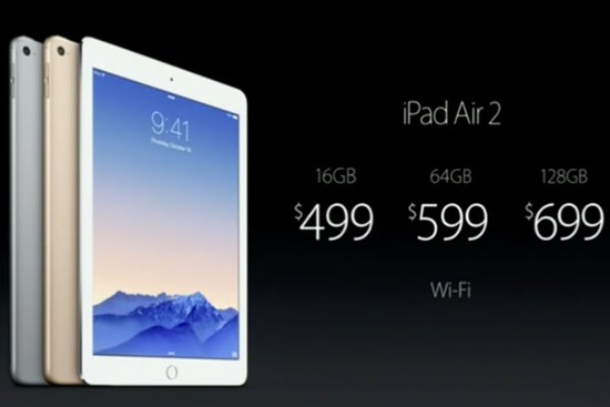 全网通版ipad air2什么时候开卖？ipad air2全网通版开卖时间