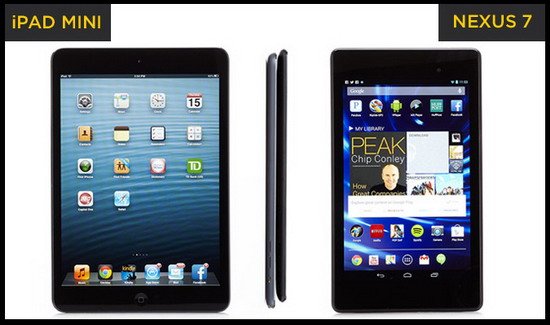 iPad mini VS Nexus 7