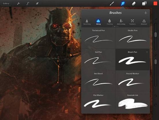 iPad最佳绘图应用Procreate增加全新操作工具