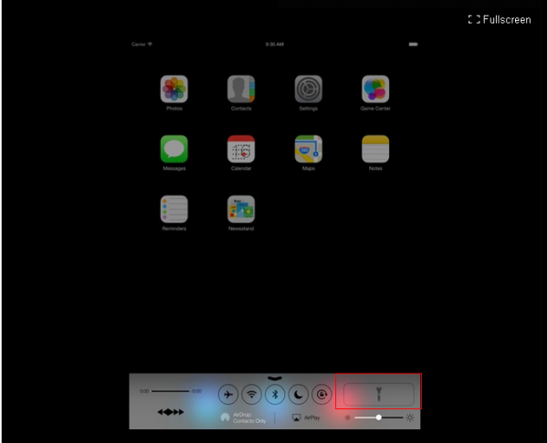 iPad版iOS7界面显示 iPad5将增加后置闪光灯