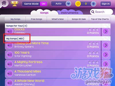 Magic Piano 4.0.4全音乐解锁教程