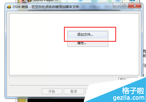 风暴播放器怎么使用DSM转换器