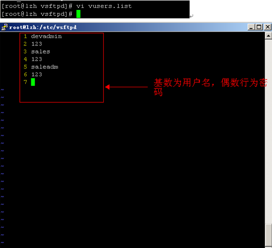 vsftpd文件传输服务器构建方法