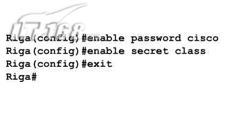 如何设置CISCO路由器密码