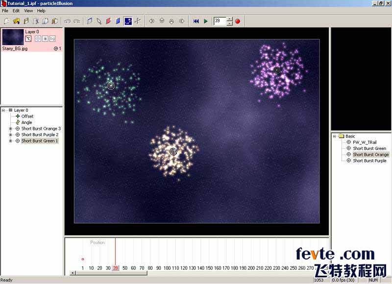 ParticleIllusion基础教程添加背景图及发射器