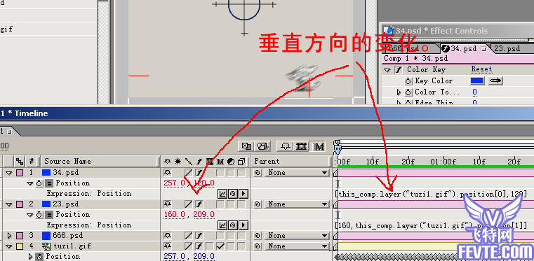 AE表达式制作准星跟踪的效果教程