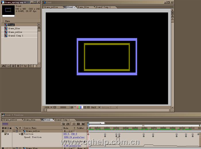 AE的motion math滤镜制作瞄准效果