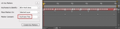 AE的KeyMarkers关键帧如何创建层标签