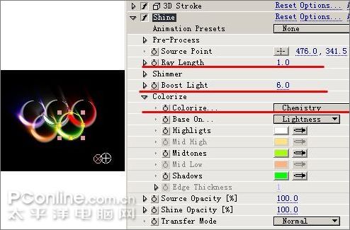 After Effect制作梦幻奥运五环效果