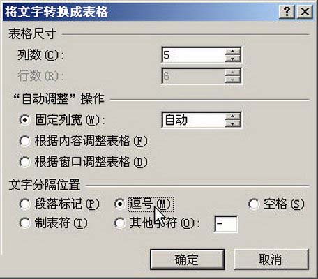 Word2007文字怎么转换成表格