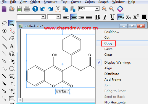 怎么把ChemDraw编辑好的结构图插入Word里