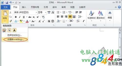 Word2010过滤网页上的超链接和图片方法