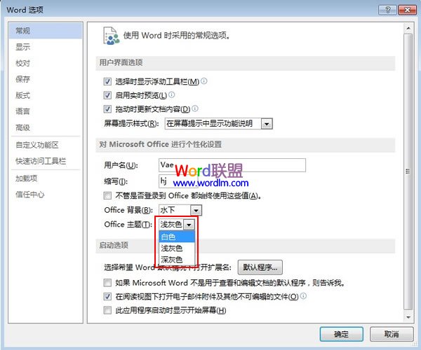 Word2013怎么修改主题颜色？