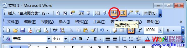 Word2003页码从任意页开始