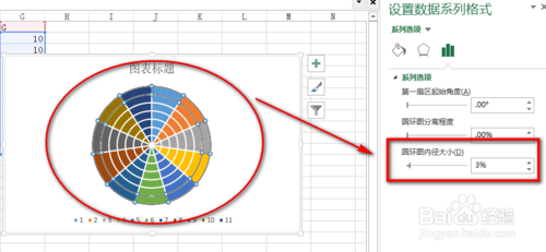 教你用Excel2013制作南丁格尔玫瑰图