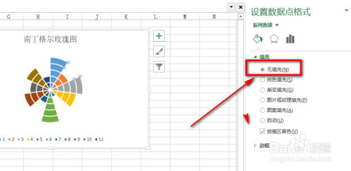 教你用Excel2013制作南丁格尔玫瑰图