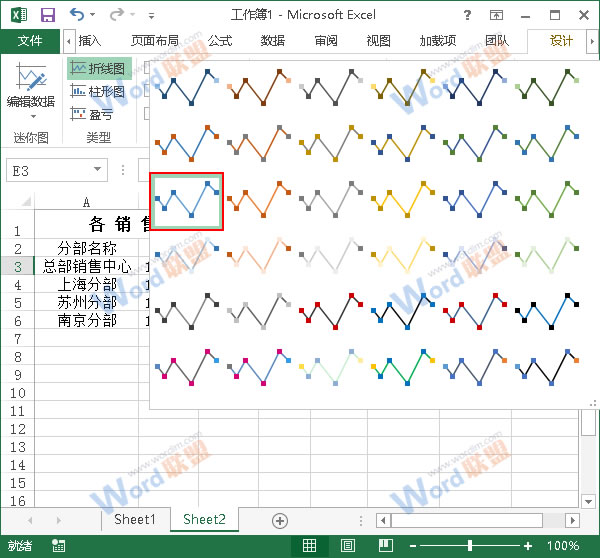 Excel2013如何使用数据条展示数据？