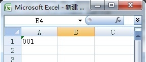 解决在Excel显示以0开头的数据