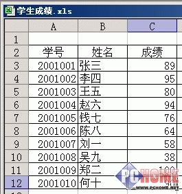 用Excel帮我进行学生成绩统计