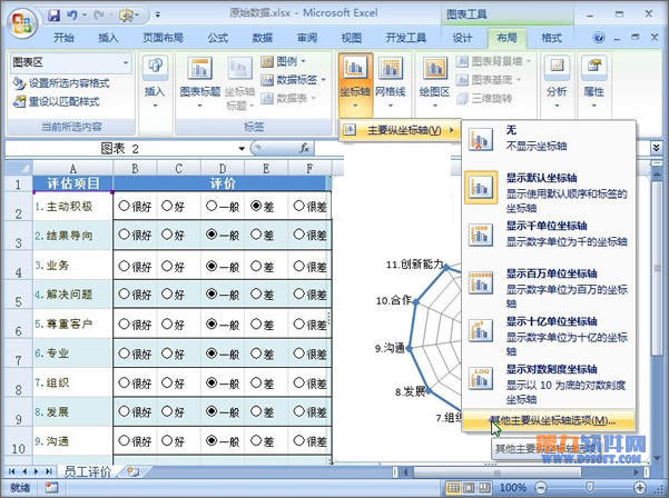 怎样在Excel中制作选择按钮动态图表