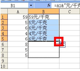 如何为Excel批量加前缀或后缀