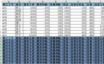 Excel如何批量插入表头