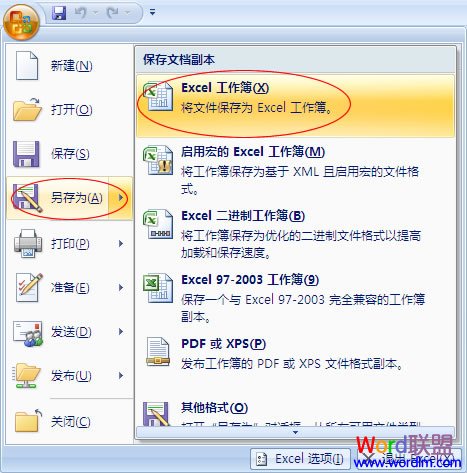 Excel2007给表格设置成只读加密属性