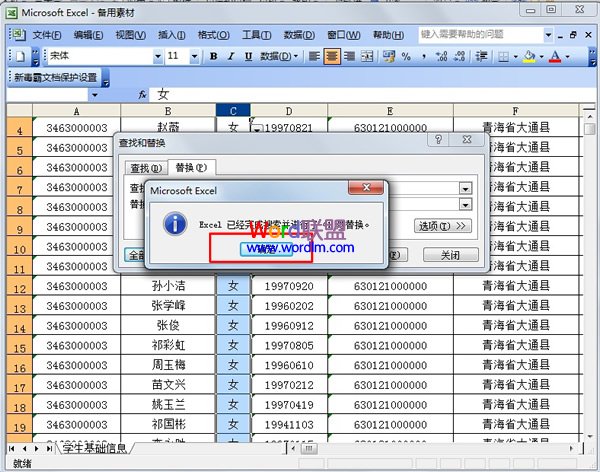 Excel2003ʵַ滻