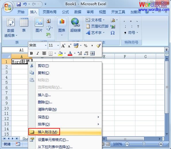 Excel2007如何只复制批注不复制内容？