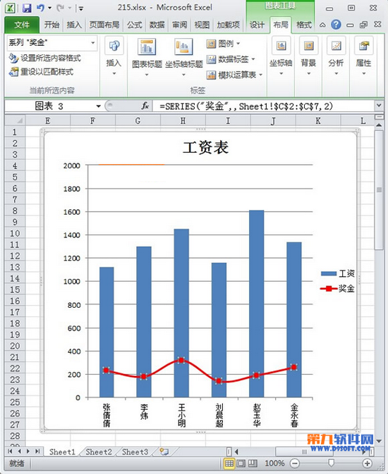 如何设置Excel折线图拐点平滑