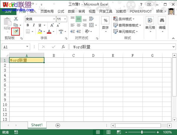 Excel 2013单元格复制时让格式不变的两种方法