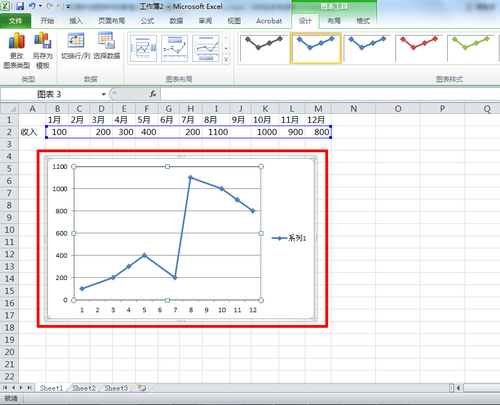 解决EXCEL2010折线图断线问题的方法二