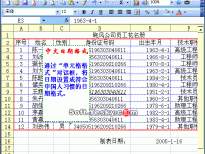 Excel2003入门动画教程专辑（共68篇）