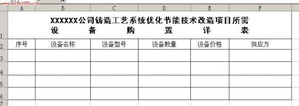 excel表格制作教程