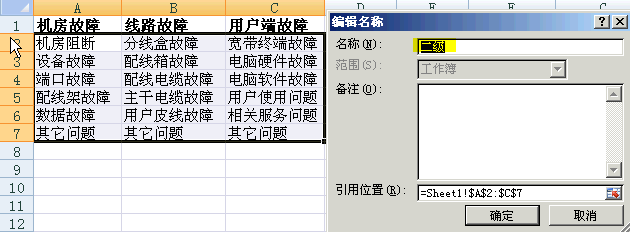 Excel表格制作二级下拉菜单全步骤