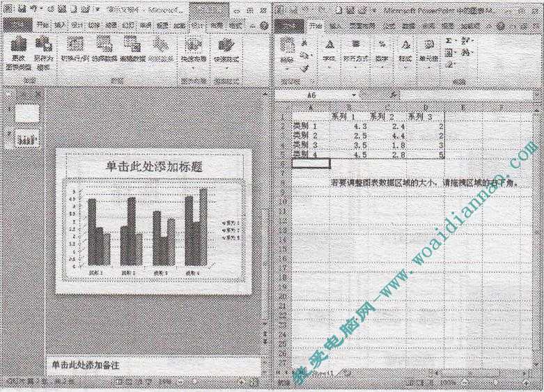 PowerPoint如何在占位符中插入图表