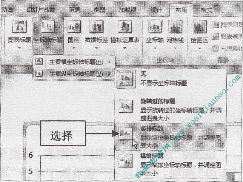 PowerPoint基础操作教程:添加图表坐标轴标题