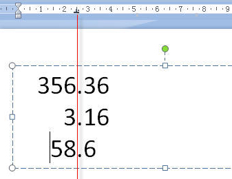 Powerpoint技巧分享：快速对齐小数点