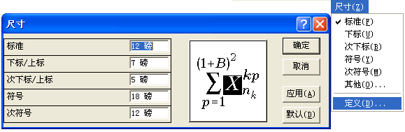 公式编辑器的进阶使用